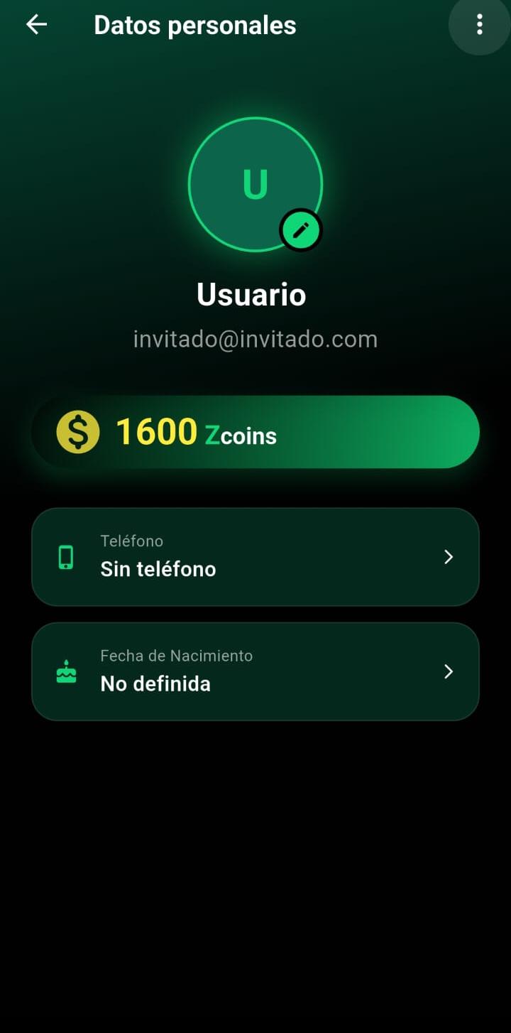 Perfil de usuario en Safe Pass